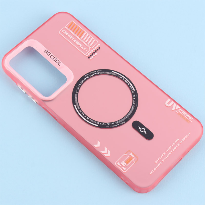 قاب گوشی case pro طرح مک سیف رنگ صورتی برای گوشی سامسونگ a55