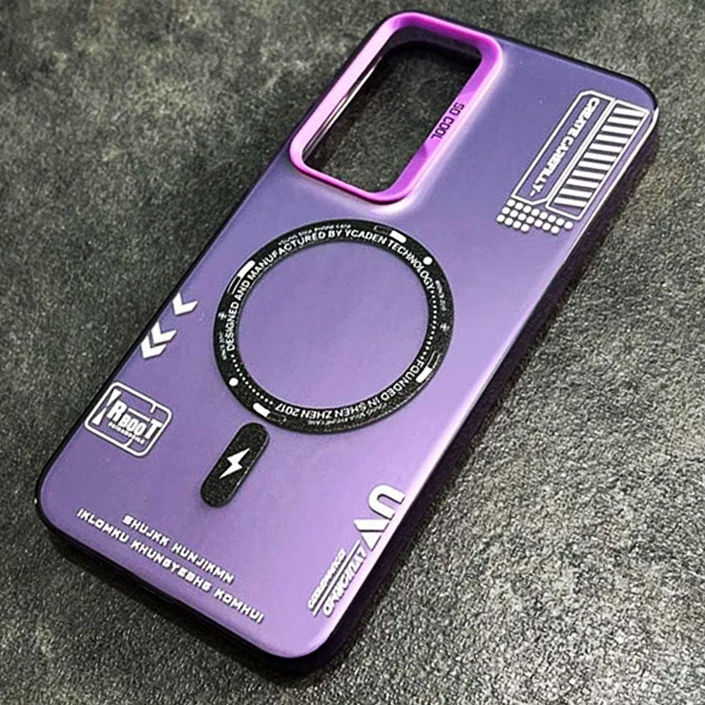 قاب گوشی case pro طرح مک سیف رنگ بنفش برای گوشی سامسونگ a35