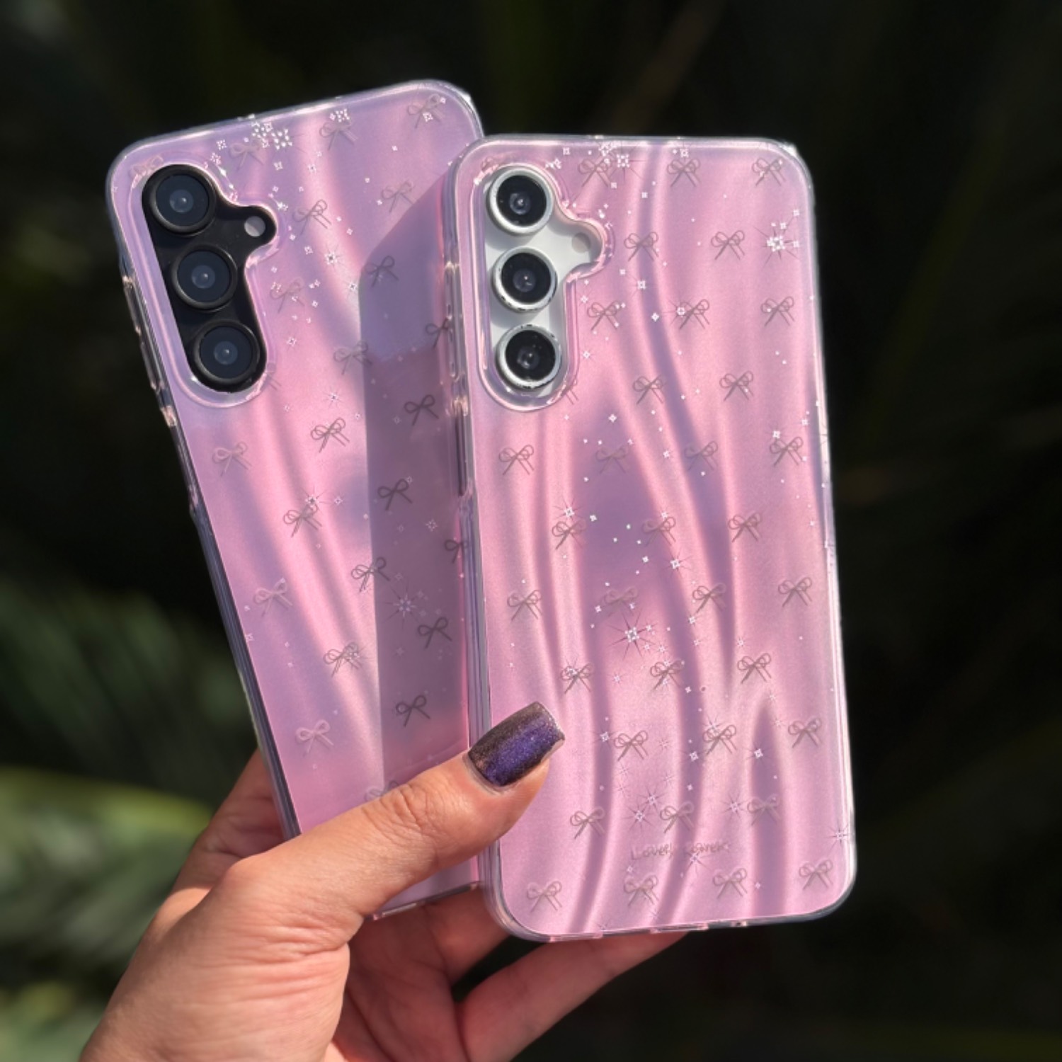 قاب گوشی  imd پاپیون صورتی مناسب گوشی آیفون ip 12 _ ip 12 pro