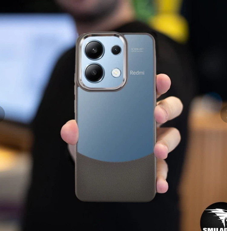 قاب گوشی دو تکه رنگ طوسی مناسب شیاومی note 14 pro