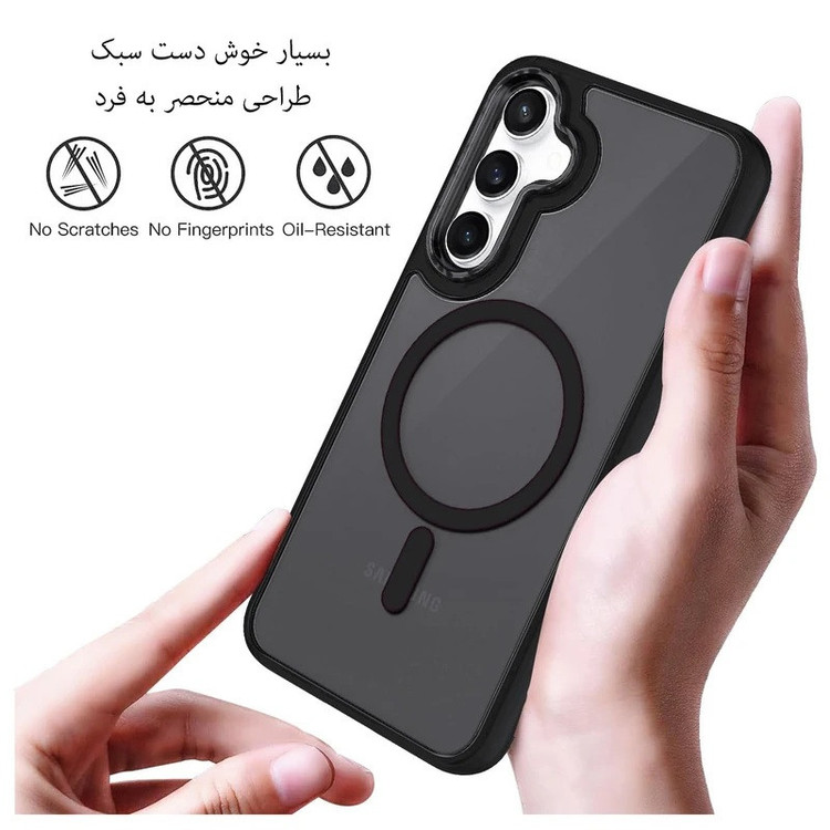 قاب گوشی پشت مات طرح مک سیف رنگ طوسی مناسب گوشی شیاومی redmi a5_امکان خرید اقساطی